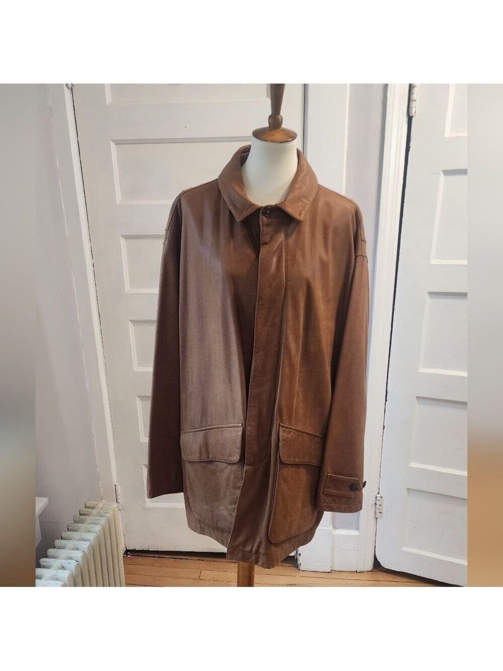 McKenzie Tribe Genuine Leather Jacket, Size XL